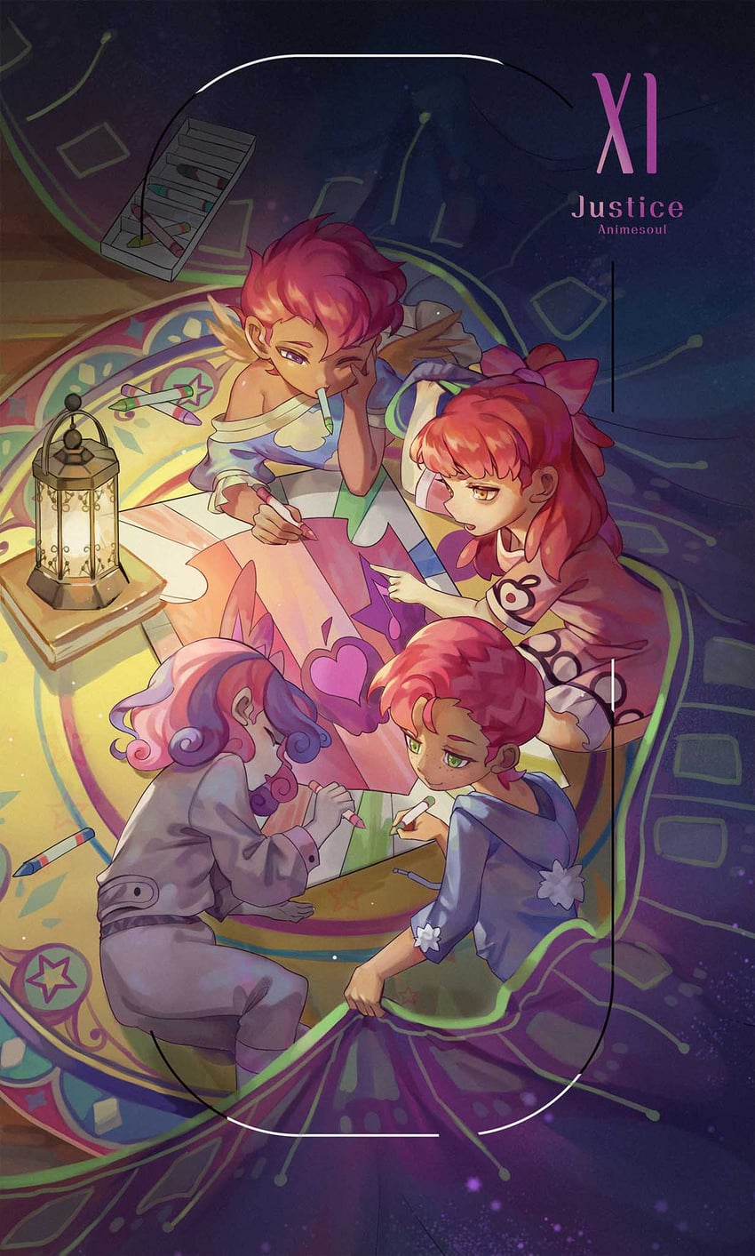 apple bloom, sweetie belle, scootaloo, and babs seed (my little pony and 2 more) drawn by animesoul
