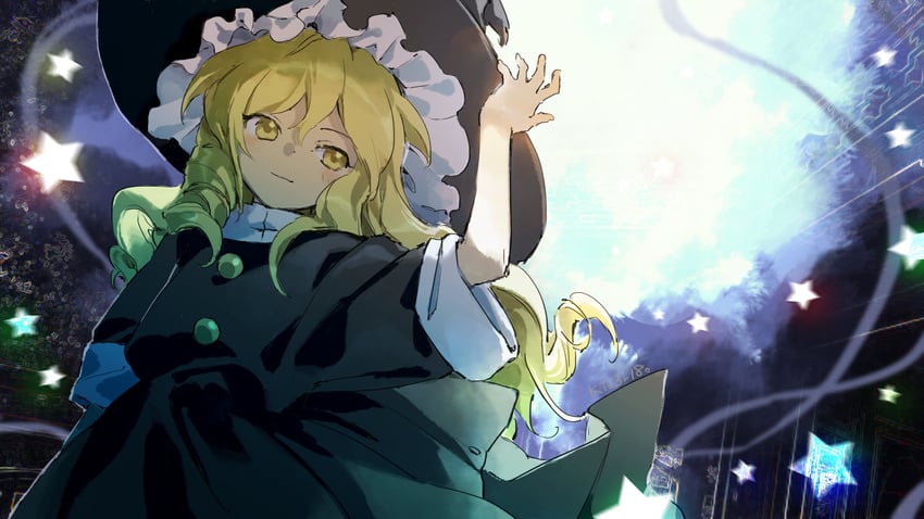 kirisame marisa (touhou and 1 more) drawn by kaigen_1025