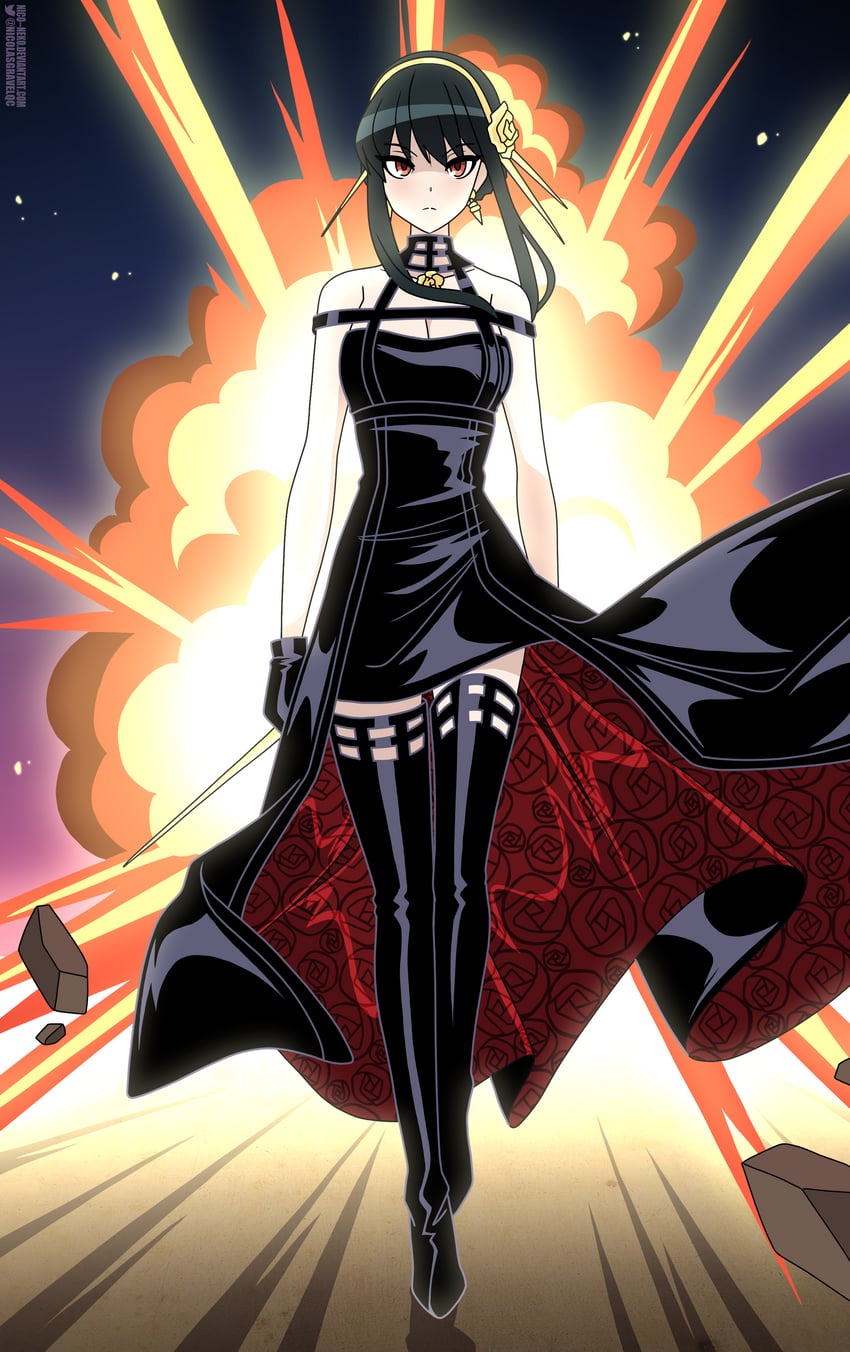 yor briar (spy x family) drawn by nico-neko