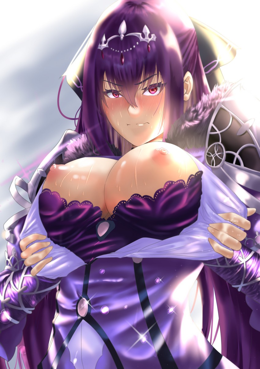 scathach and scathach skadi (fate and 1 more) drawn by sebakanken