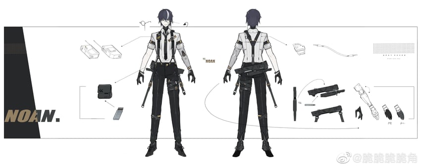 noan and noan: arca (punishing: gray raven) drawn by cuicuijiao