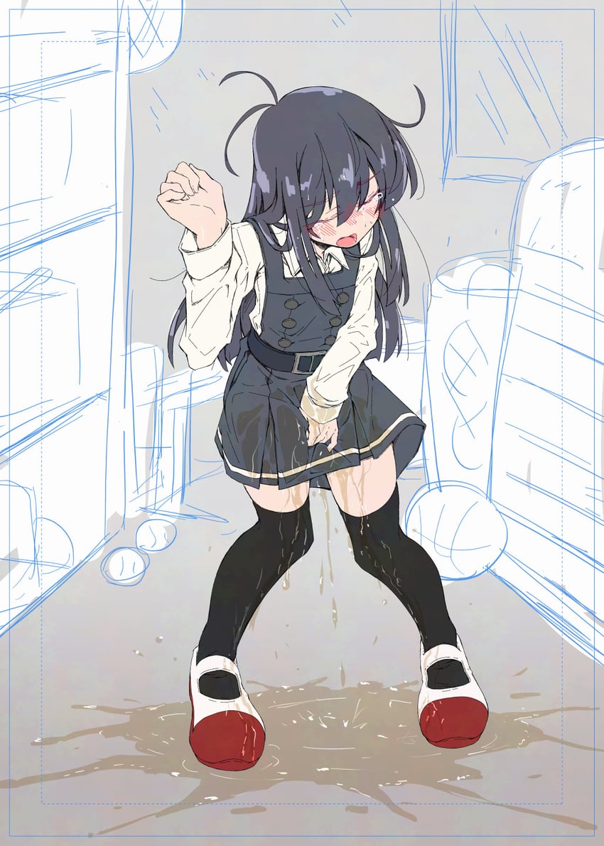 asashio (kantai collection) drawn by narumiya_(narumiya)