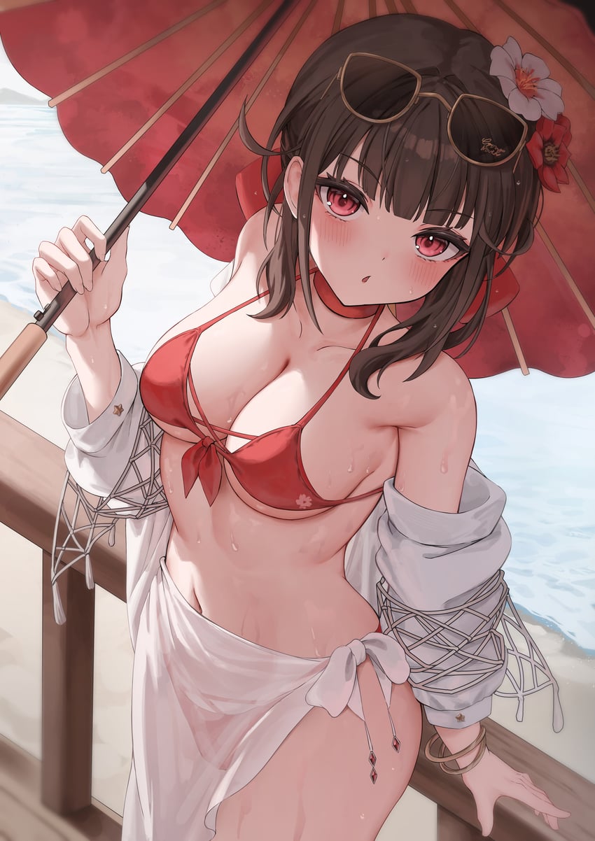 sakura (goddess of victory: nikke) drawn by shiriaru_(jjonaeng)
