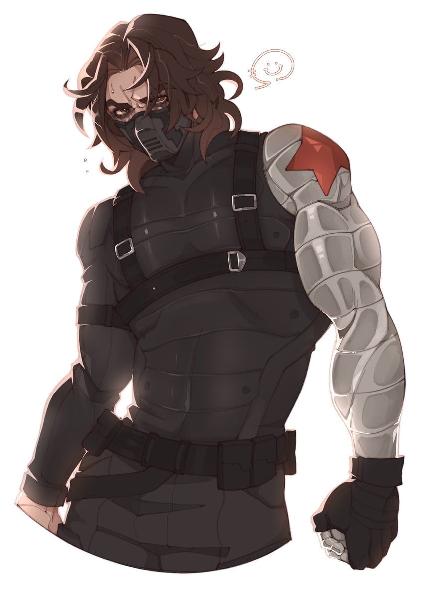bucky barnes and winter soldier (marvel and 4 more) drawn by duckiegrumpy