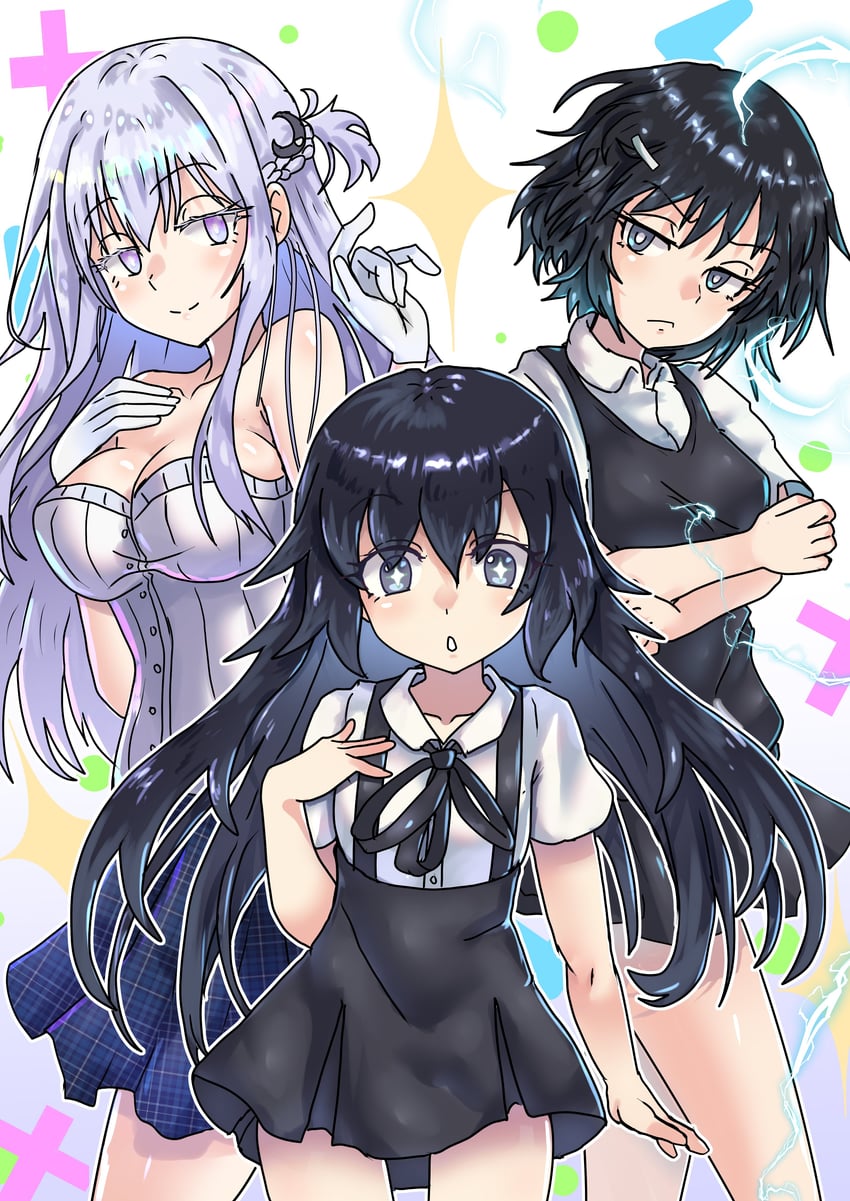elise k. bradwell and kamijou makoto (original and 1 more) drawn by ebora