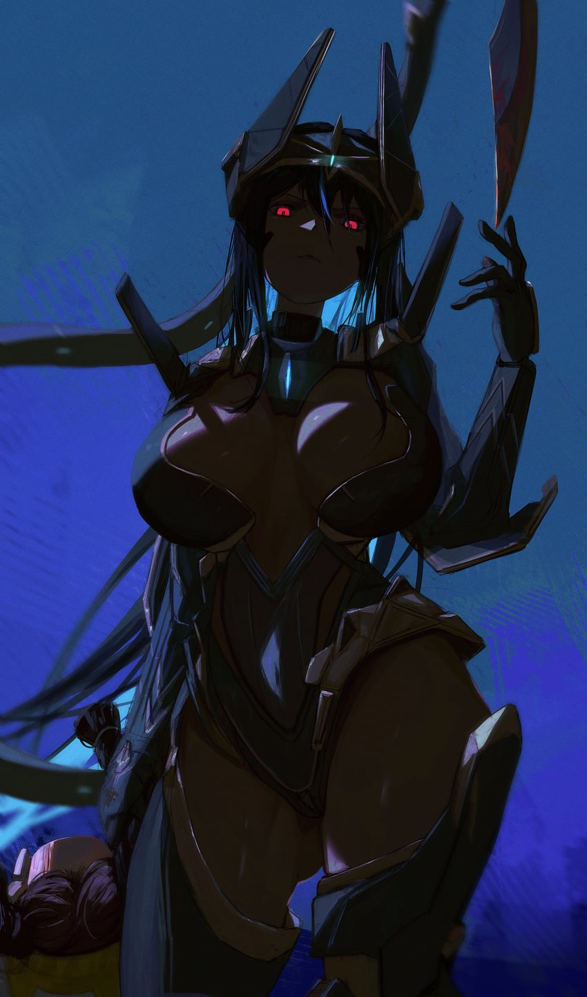 indivilia and chime (goddess of victory: nikke) drawn by soondi