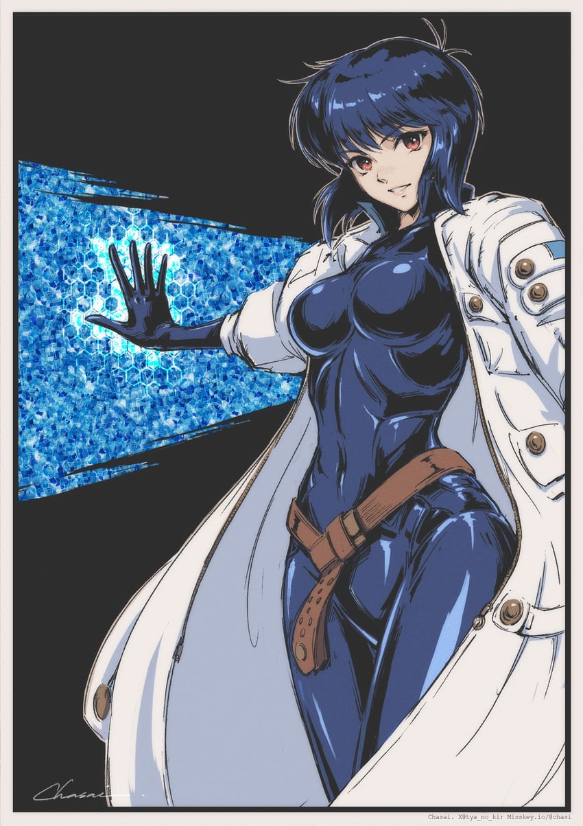 kusanagi motoko (ghost in the shell) drawn by tyanoki