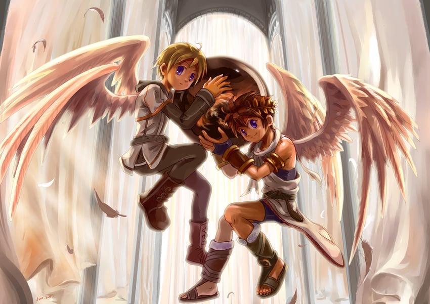 pit (kid icarus and 1 more) drawn by pxl_(pxltw)