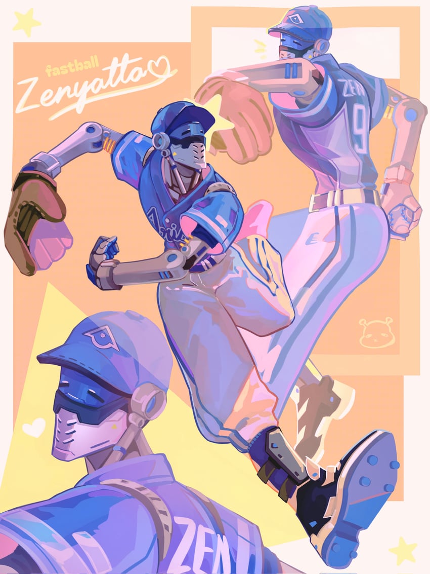 zenyatta and fastball zenyatta (overwatch and 1 more) drawn by xixiasea