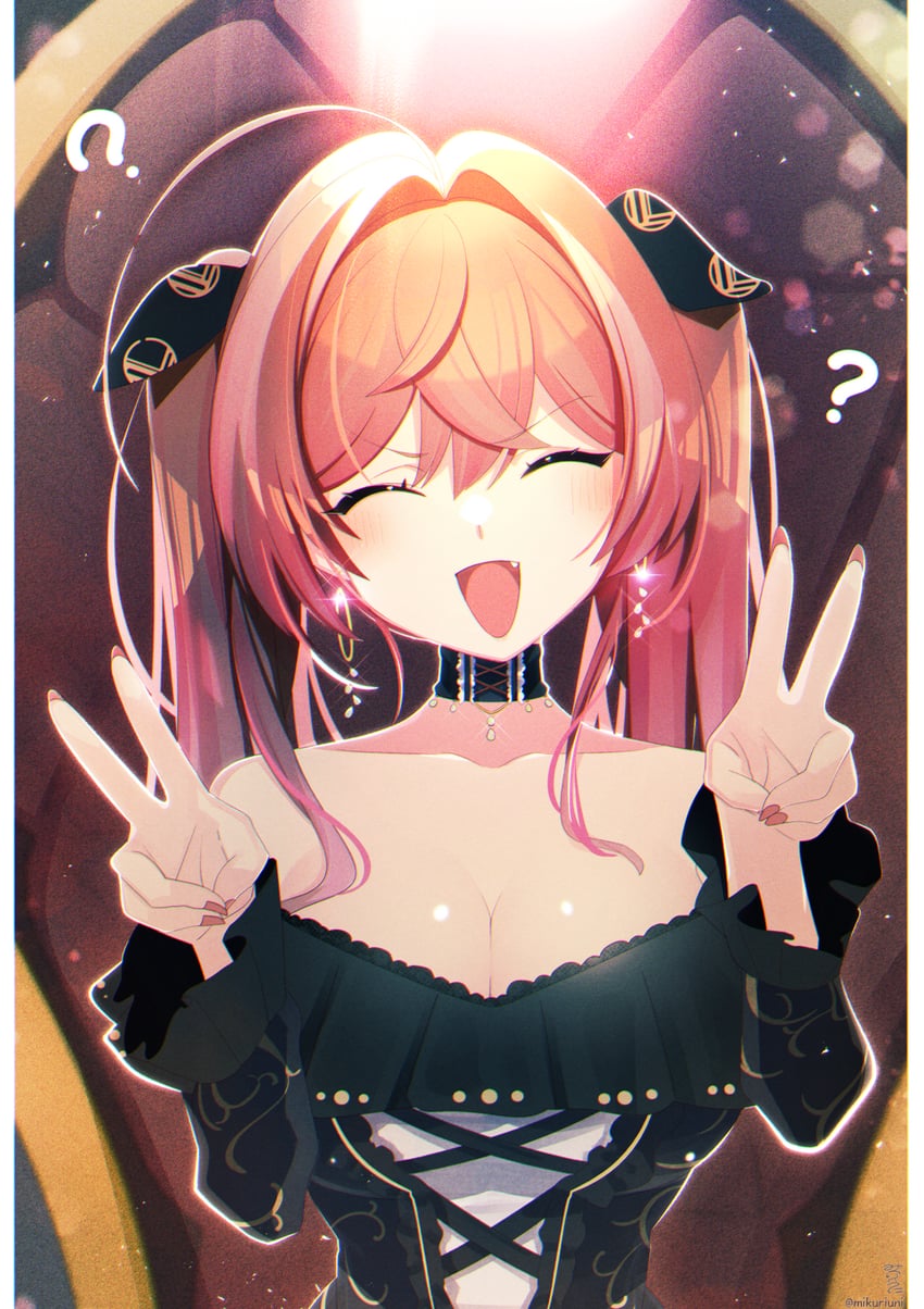 ichijou ririka (hololive and 1 more) drawn by unier