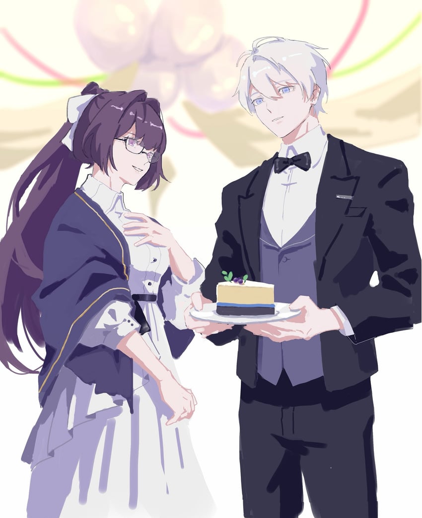 kevin kaslana and mei (honkai and 1 more) drawn by 00quanta