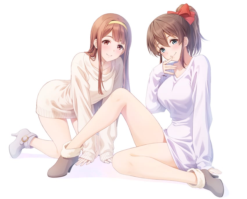 satake minako and tanaka kotoha (idolmaster and 1 more) drawn by nanaran