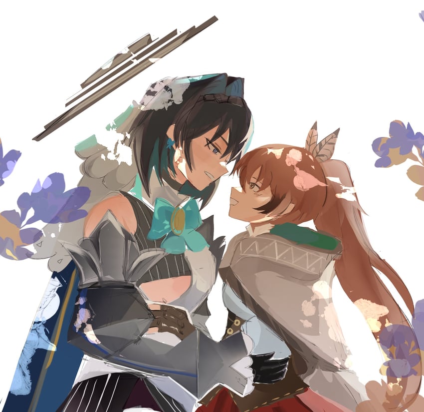ouro kronii and nanashi mumei (hololive and 1 more) drawn by og_rororo