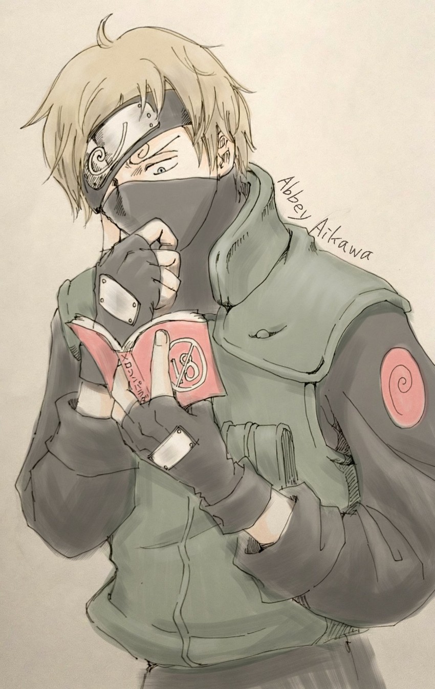 sanji and hatake kakashi (one piece and 2 more) drawn by abbey_aikawa