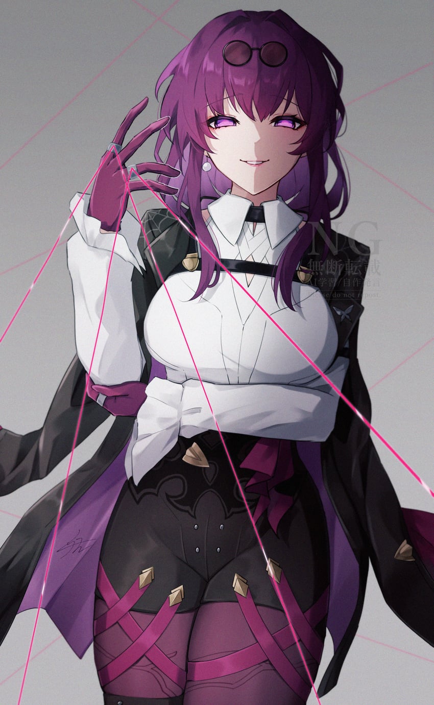 kafka (honkai and 1 more) drawn by izanaware_game