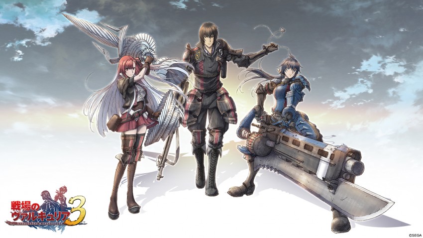 riela marcellis, imca, and kurt irving (senjou no valkyria and 2 more)