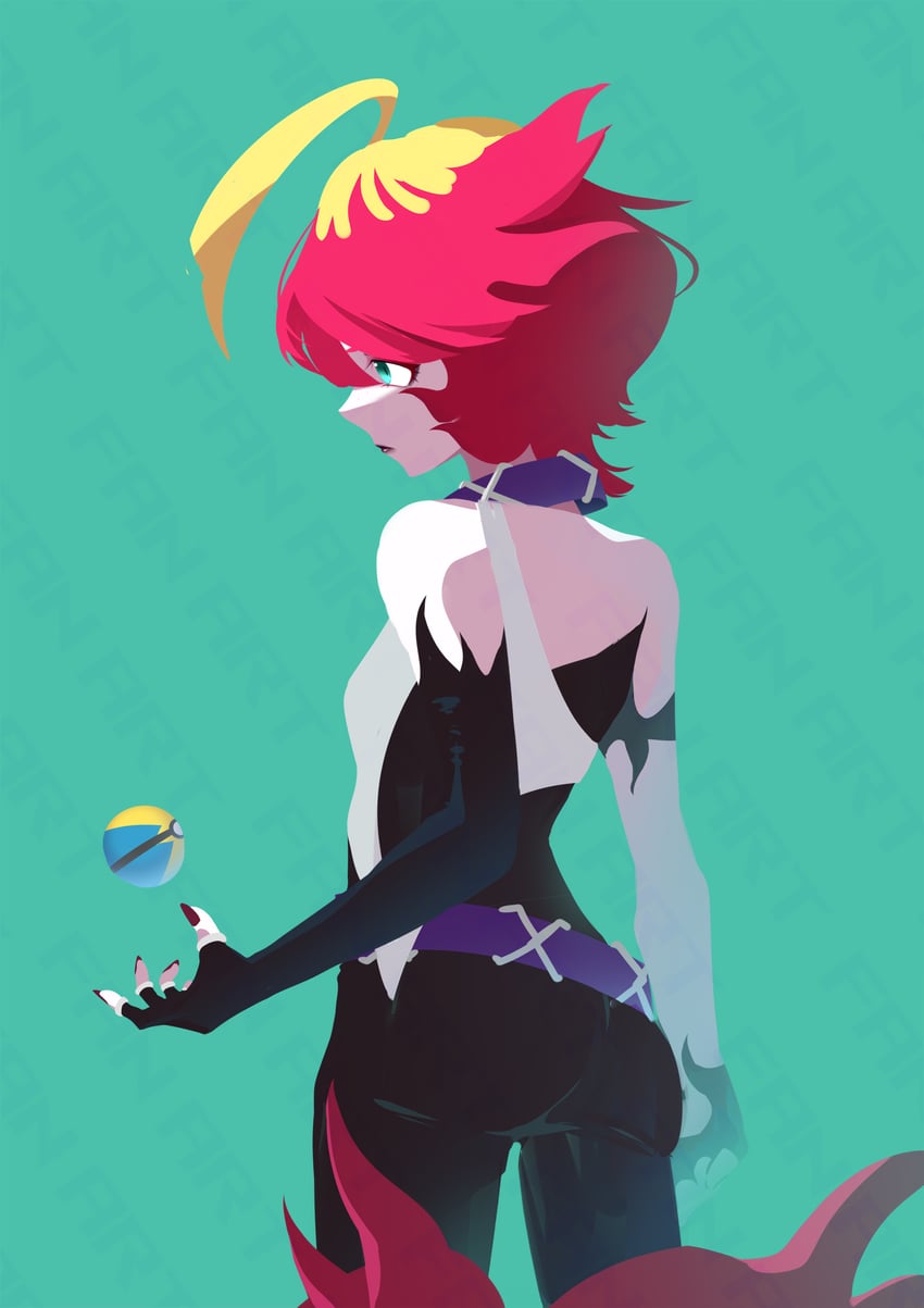 mela (pokemon and 1 more) drawn by saotome_(neptune_0416)
