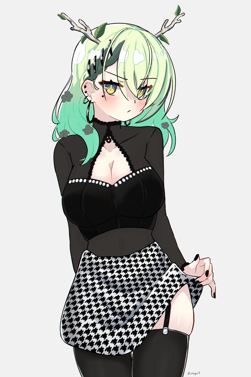 ceres fauna (hololive and 1 more) drawn by magui3