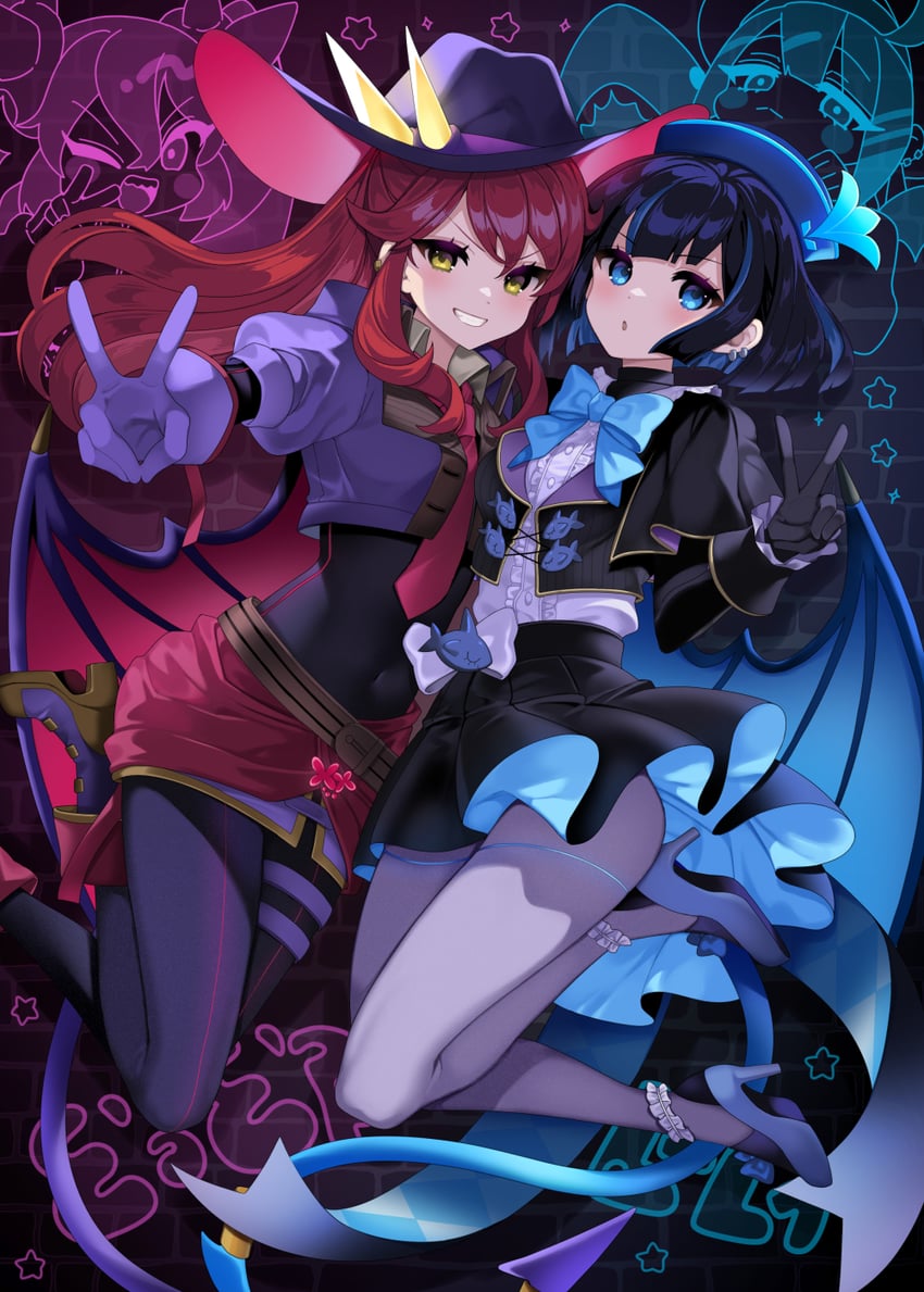 lil-la, ki-sikil, evil twin lil-la, evil twin ki-sikil, live twin lil-la, and 1 more (yu-gi-oh!) drawn by nekohara_choco