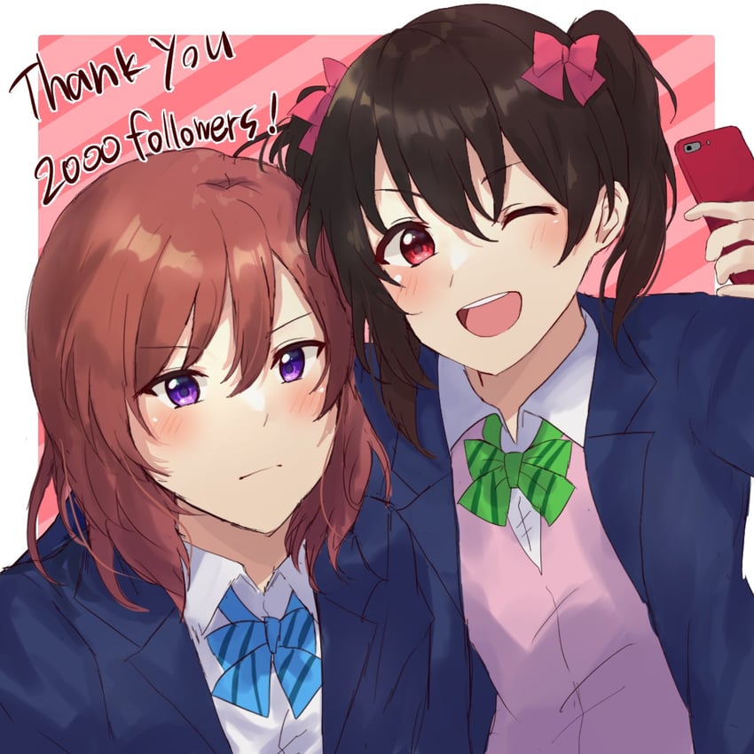 nishikino maki and yazawa nico (love live! and 1 more) drawn by kiruto_(artar_12)