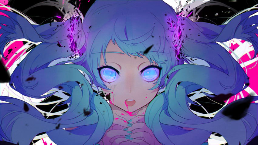 hatsune miku (vocaloid and 1 more) drawn by hassan_(sink916)