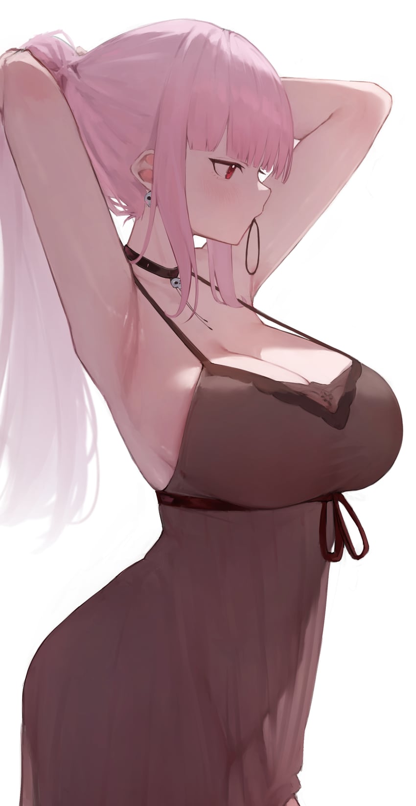 mori calliope (hololive and 1 more) drawn by theflatfacadeds
