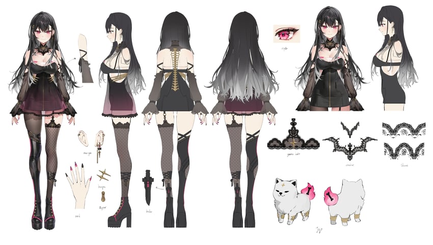 kuroha arya (vspo! and 1 more) drawn by ye_jji