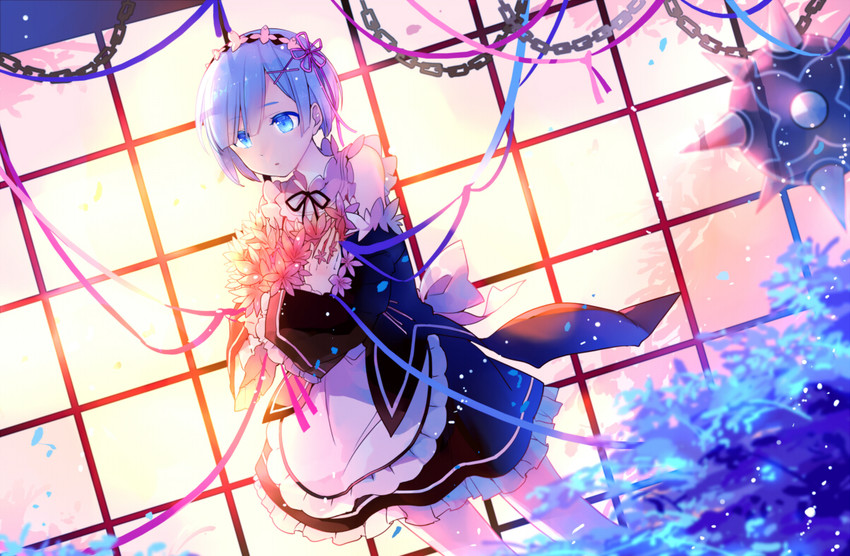 rem (re:zero kara hajimeru isekai seikatsu) drawn by yetworldview_kaze