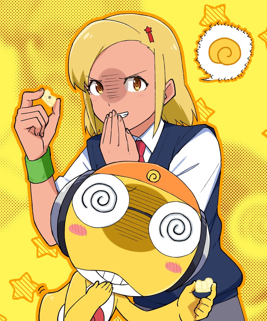 angol mois and kururu (keroro gunsou) drawn by mebachiko02