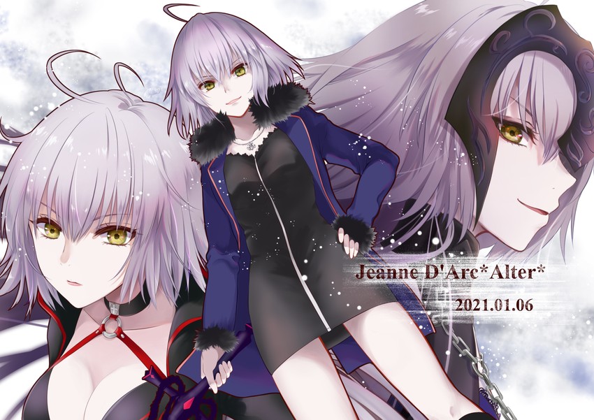 jeanne d'arc alter (fate and 1 more) drawn by ayamu_(igakato)