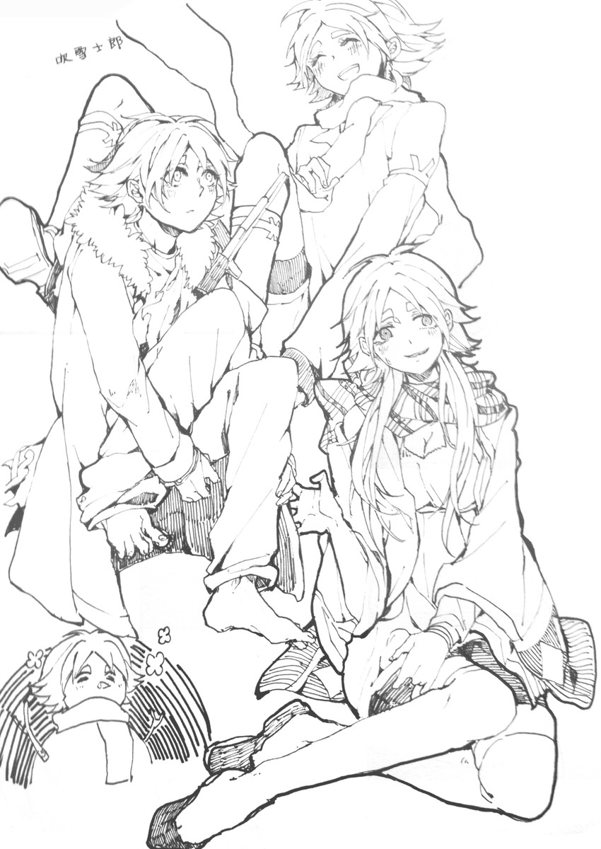 fubuki shirou (inazuma eleven go and 1 more) drawn by dama_(akilay)