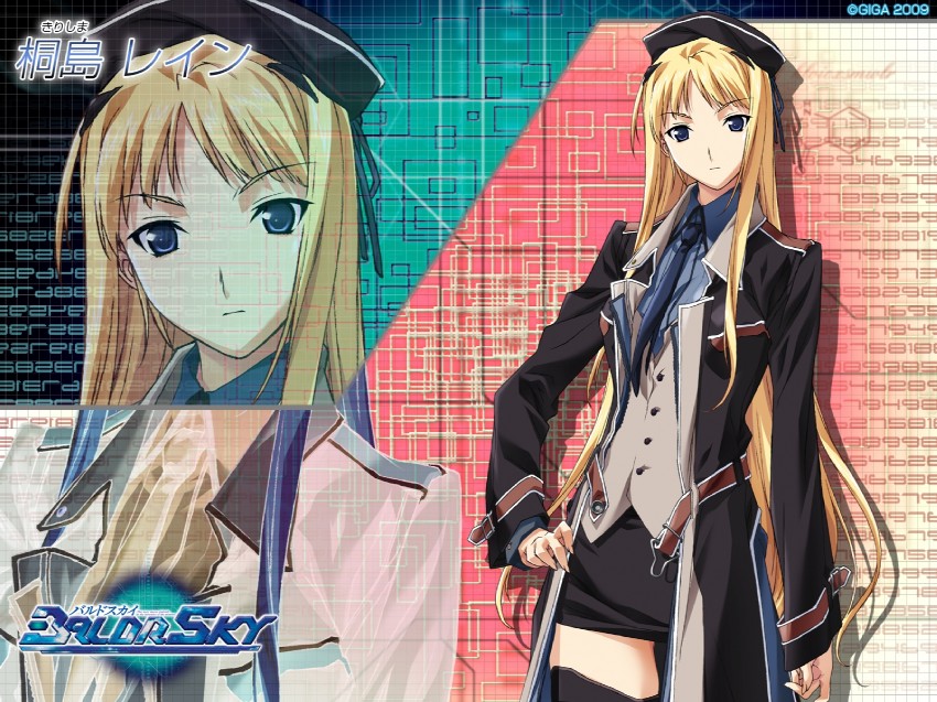 kirishima rain (baldr and 1 more) drawn by kikuchi_seiji