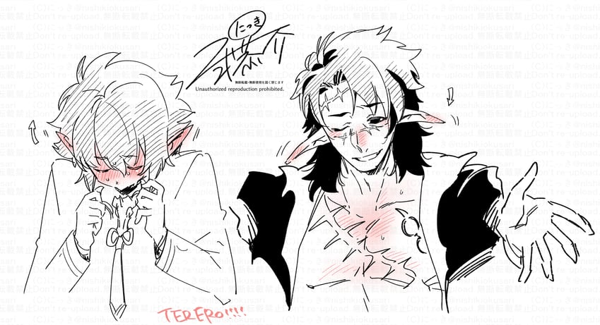warlock, necromancer, warlock 1, and necromancer 1 (sekaiju no meikyuu) drawn by nikki_kyousuke