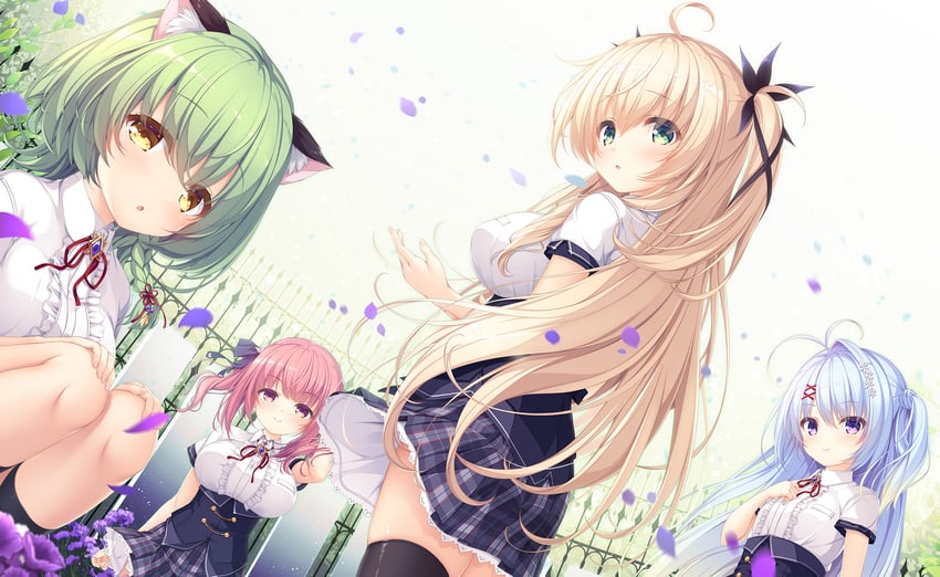 tachibana charon, rina, mikuriya ren, and lucia valignano (unless terminalia) drawn by mikagami_mamizu
