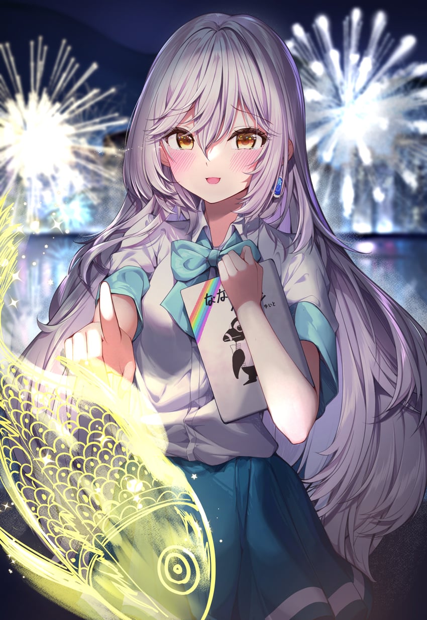 tsukishiro hitomi (irozuku sekai no ashita kara) drawn by hikotou_(sao73cat)