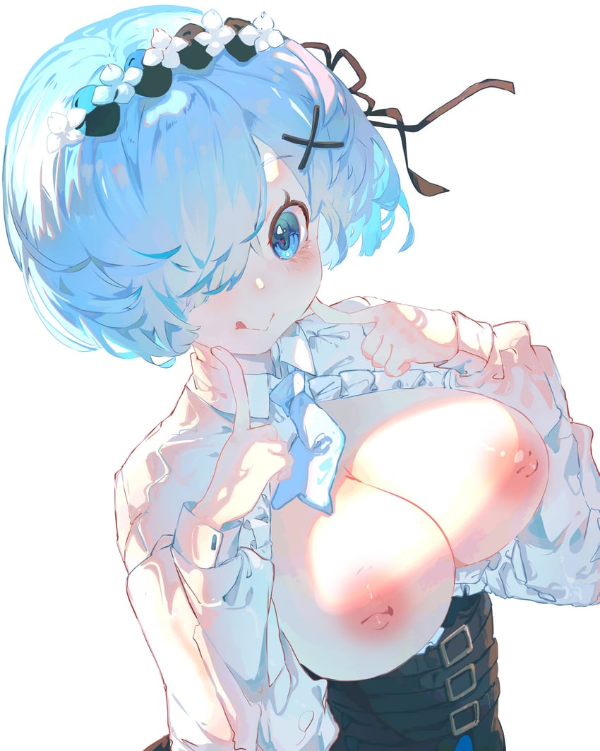 rem (re:zero kara hajimeru isekai seikatsu) drawn by raven_mido
