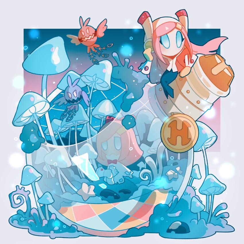 susie, doomer, and sphere doomer (kirby and 1 more) drawn by glef_life