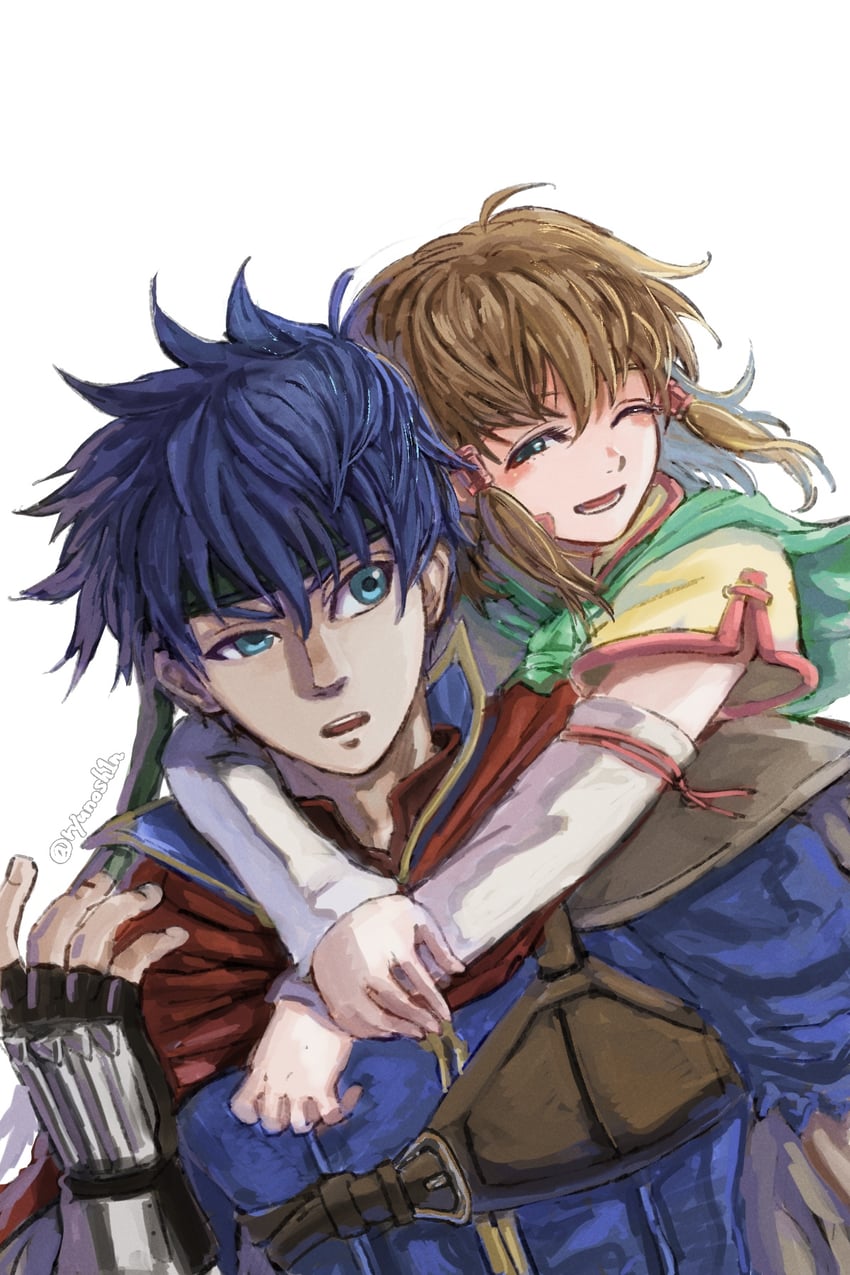 ike and mist (fire emblem and 1 more) drawn by liu_(naiqin)