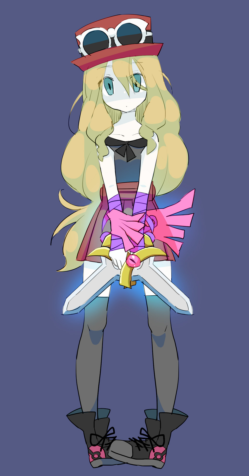 serena and doublade (pokemon and 1 more) drawn by tsui_ni_tsuin