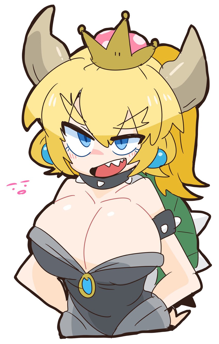 bowsette (mario and 1 more) drawn by op_na_yarou and umigarasu_(magipro)