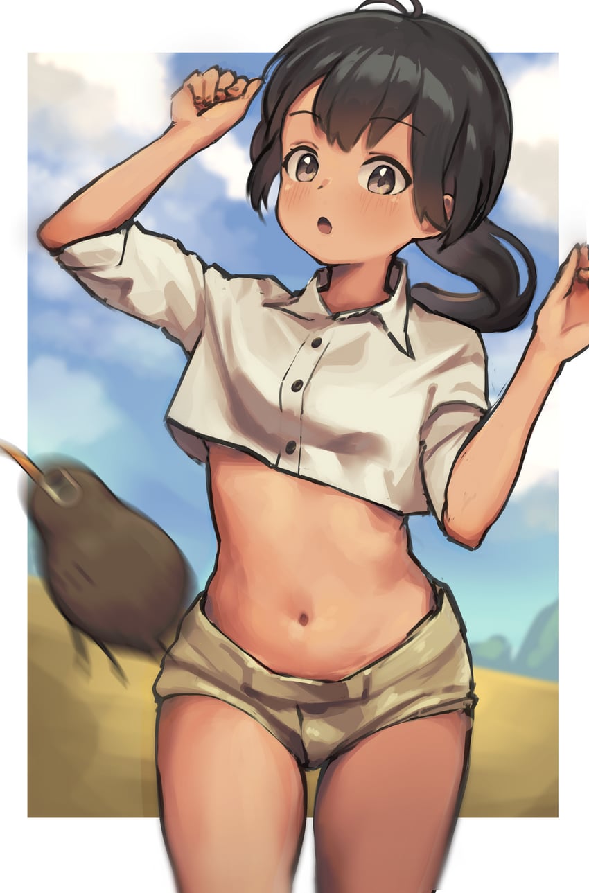 manaia matawhaura hato and kyuu-chan (world witches series and 1 more) drawn by driftingtiger