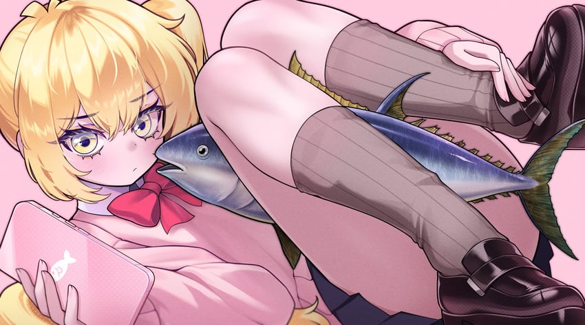 akita neru (vocaloid and 1 more) drawn by hyeonin_gentora