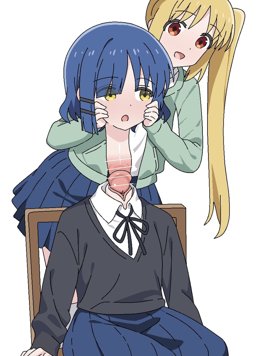 ijichi nijika and yamada ryo (bocchi the rock!) drawn by jbxpism