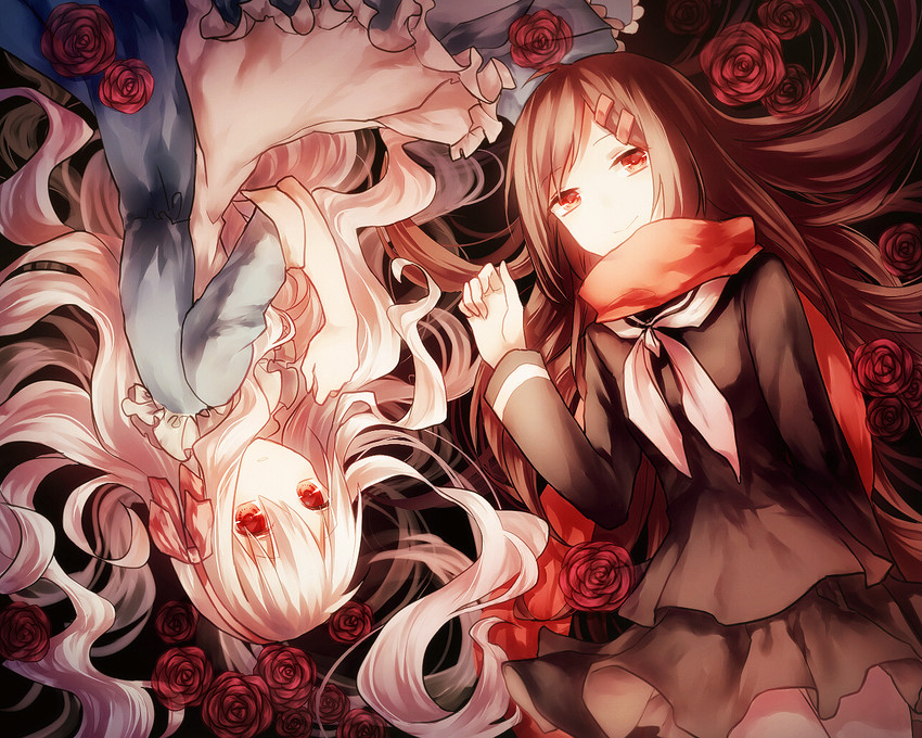 tateyama ayano and kozakura marry (kagerou project) drawn by coaurora