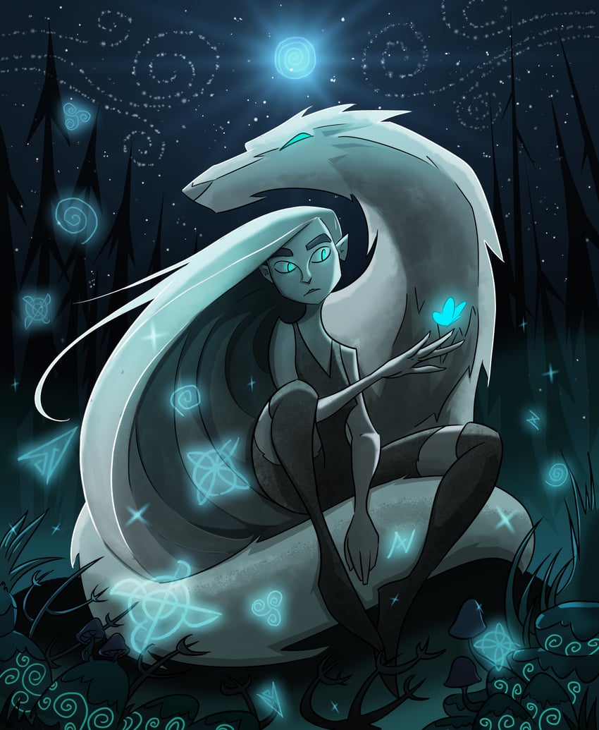 aisling (the secret of kells) drawn by evmaher