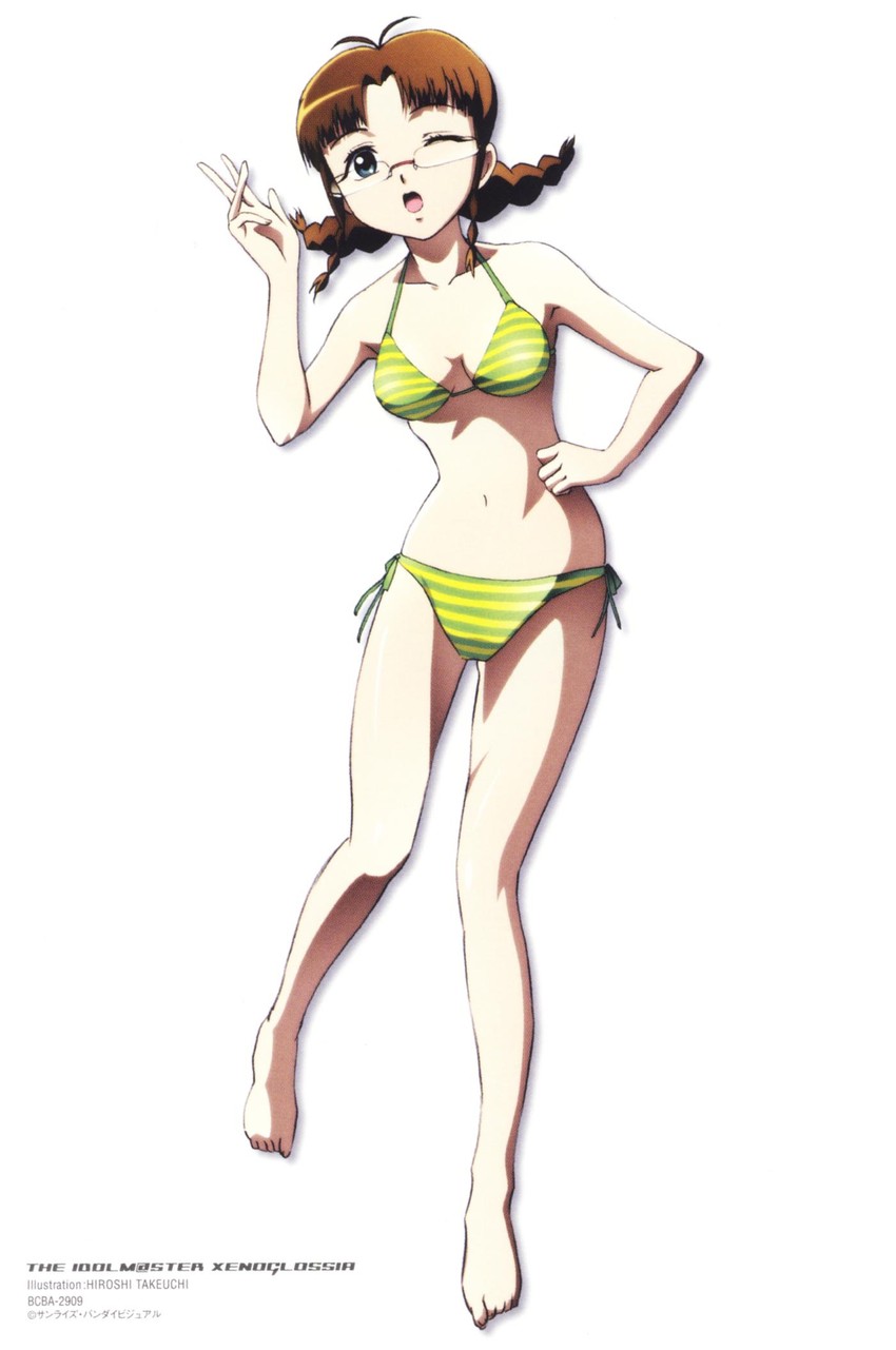 akizuki ritsuko (idolmaster and 1 more) drawn by takeuchi_hiroshi