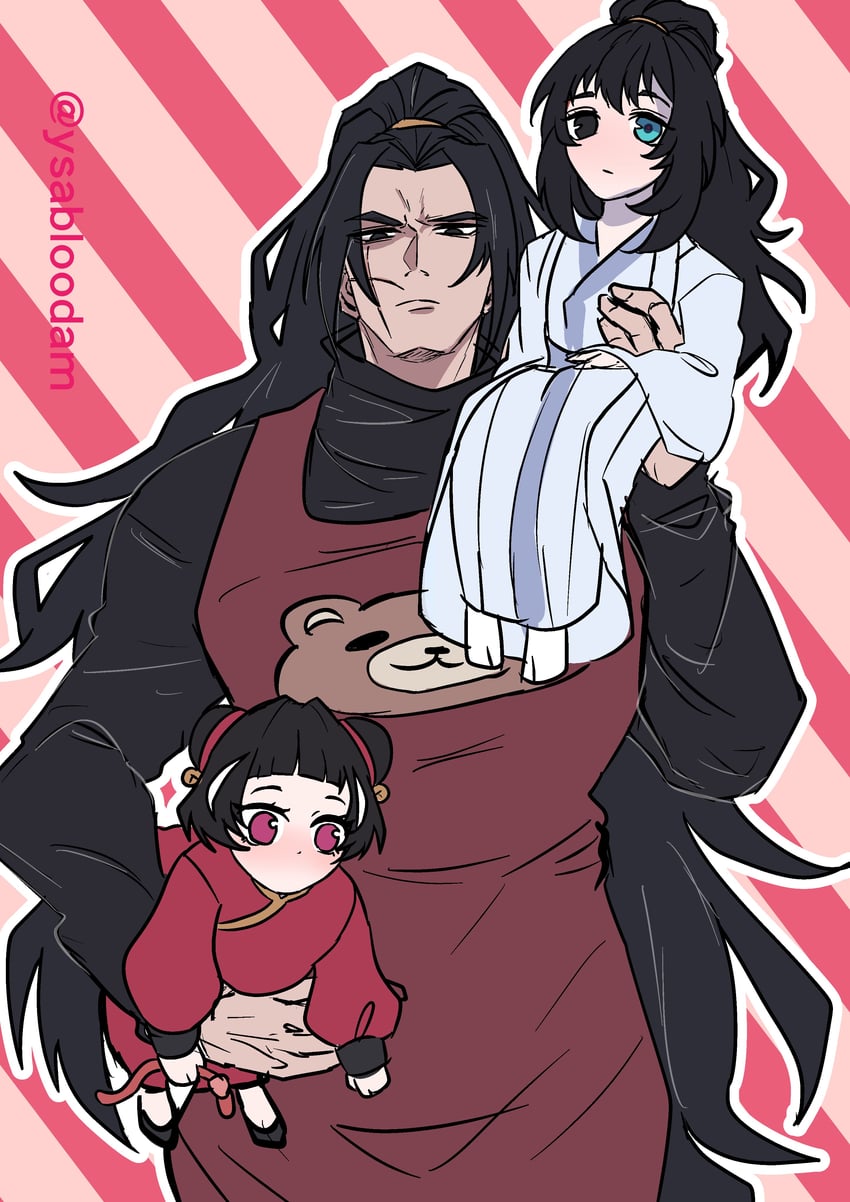 hong lu, jia xichun, and jia qiu (project moon and 1 more) drawn by ysabloodam