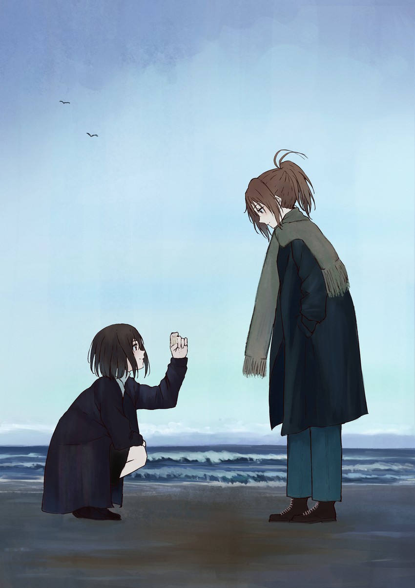 nakagawa natsuki and hisaishi kanade (hibike! euphonium and 1 more) drawn by mellow4043