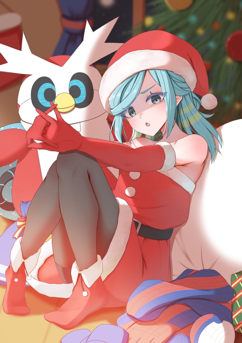 grusha and iron bundle (pokemon and 1 more) drawn by mochitaro_(mothitaroo)