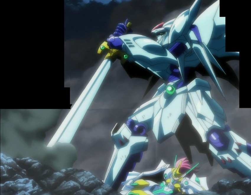 valsione and cybuster (super robot wars and 1 more)